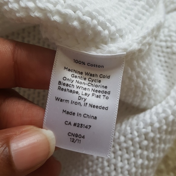 Talbots 100% cotton short sleeve knit sweater - Picture 5 of 5